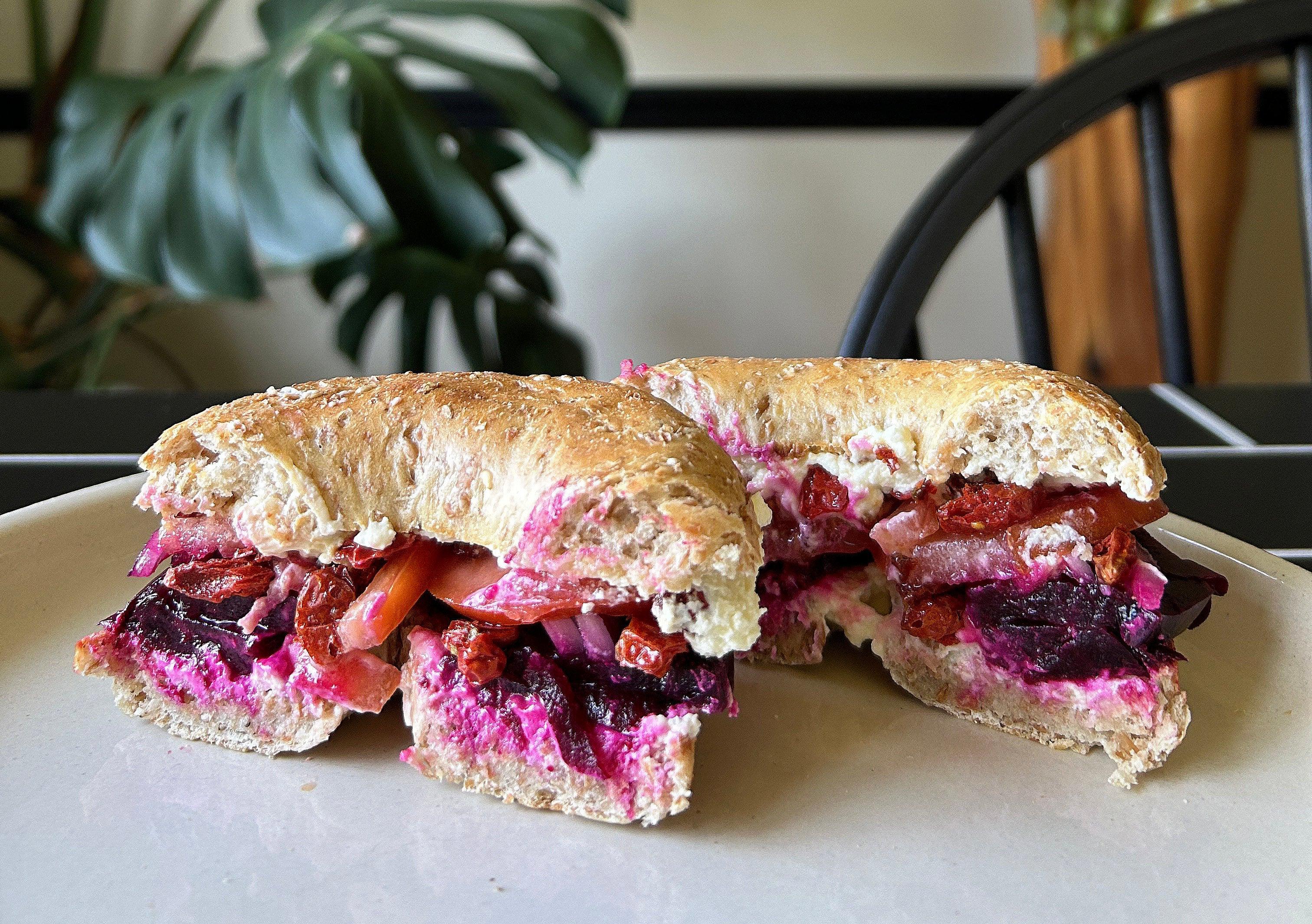 Goji Berry Breakfast Bagel